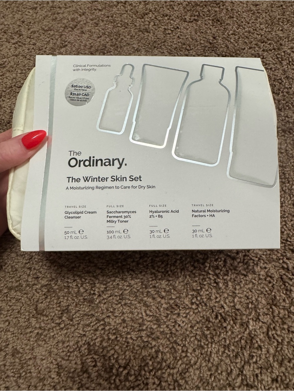 The Ordinary The Winter Skin Set